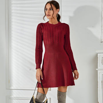 Isarra Knit Sweater Dress - SunsetFashionLA